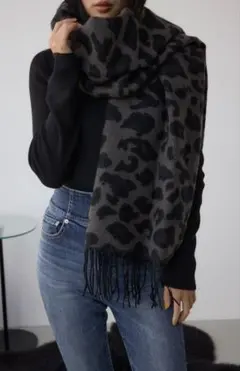 AZUL by MOUSSY ヒョウ柄ストール