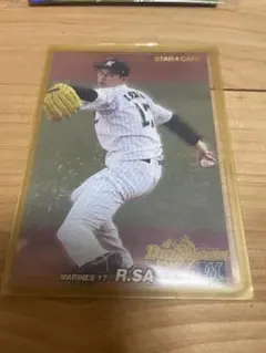 金箔サイン入り!】佐々木朗希プロ野球チップス - メルカリ