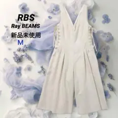 【新品タグ付】★RBS　サイド レースアップ オールインワン　リネン混　Ｍ