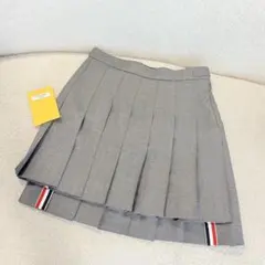 THOM BROWNE トムブラウン プリーツスカート グレー 36のサムネイル