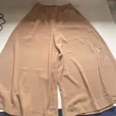 INGNI ブラウン ワイドパンツ ゴムウエスト