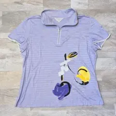 LANVIN SPORT ゴルフウェア 半袖ポロシャツ Lサイズ