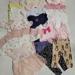 ベビー服セット　50～70㎝　多色 20セット