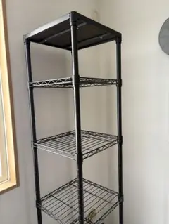 スチールラック ルミナスノワール 幅41×奥行41×高さ178.5cm