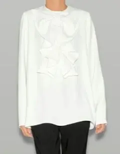 ヨーコチャンYOKOCHANロングスリーブボリュームラッフルブラウスA25200