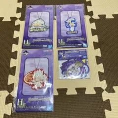 ワンピース　一番くじ　ラバーマスコット3個➕ステッカー1個