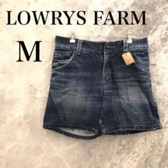 【美品】LOWRYS FARM ショートパンツ ボトムス M ブルー レディース