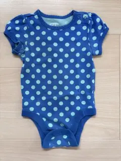 babygap oldnavy 70 75 ロンパース 水玉模様 ブルー 半袖のサムネイル
