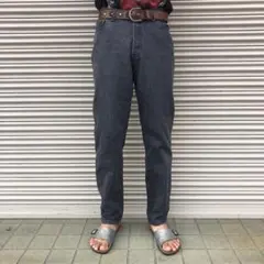 希少 80s Levi's 17501 5657 先染め ブラックデニム S