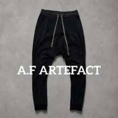 A.F ARTEFACT サルエルパンツ 春夏 2 黒 - メルカリ