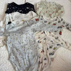 ユニクロ　長袖　肌着　ロンパース　6枚セット