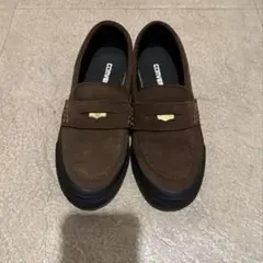コンバース　コインローファー　ブラウン　51/2 24.5サイズ　スニーカー