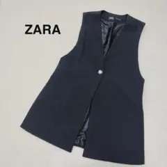 ZARA ジレ ロングベスト サイズS
