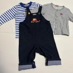 ミキハウス 70-80 3点セット