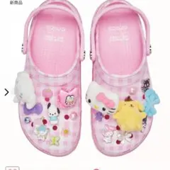 2587】50th Crocs Hello Kitty 厚底サンダル - メルカリ