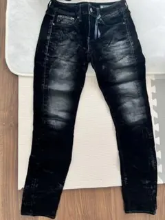 G-Star raw スエード生地ブラック スリムフィットデニムのサムネイル