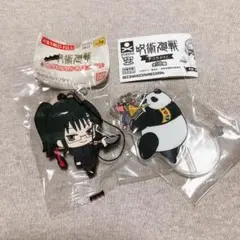 呪術廻戦　デコラpic カプセルラバーマスコット 02  禅院真希 パンダ