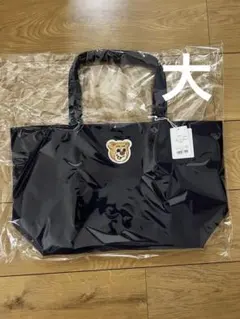 【新品】ラブラリーバイフェイラー　オールドテディワッペントートバッグ　大