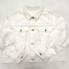 GU ホワイトデニム　ジャケット 3XL