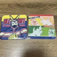 僕のヒーローアカデミア　アートコースター　緑谷出久　爆豪勝己／オールマイト