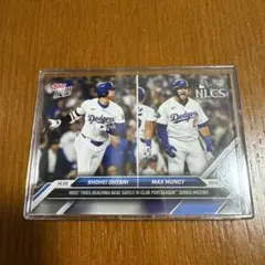 858 大谷翔平　マンシー　MLB Topps now 出塁数記録更新