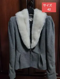 ELISABETTA FRANCHI 　ジャケット　グレー 42