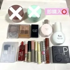 【コスメまとめ売り】アイシャドウパレット　化粧下地　リップ　ティント　グリッター