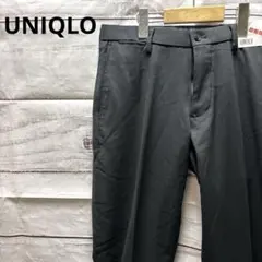 新品 UNIQLO ヒートテックストレッチスリムフィットノータックパンツ 黒