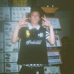 Pedestal polo tee jellyyabashi ポロシャツ M - メルカリ