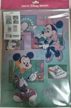 【新品】東京ディズニーリゾート ミニーマウス & ミッキーマウス クリアファイル