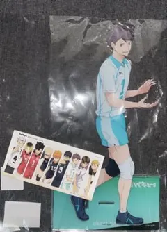 ハイキュー ベースヤード　及川徹　アクリルメガフィギュア アクスタ 特典 限定