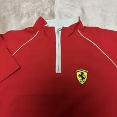 Ferrari ハーフジップポロシャツ サイズ2 赤のサムネイル