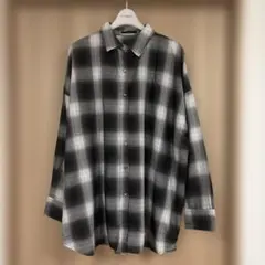 ジーナシス　オンブレチェックシャツ