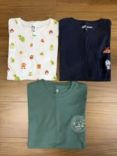 ユニクロ キッズ 半袖Tシャツ3枚セット140