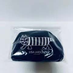 LISA LARSON ネコ ポーチ ネイビー