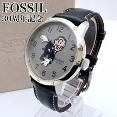 【超希少】FOSSIL 30周年記念 限定腕時計 専用BOX＆ピンバッジ付