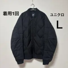 ユニクロ ホワイトマウンテニアリング ダウンジャケット ブラック Ｌサイズ