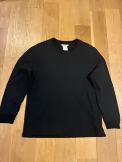 長袖カットソー 黒