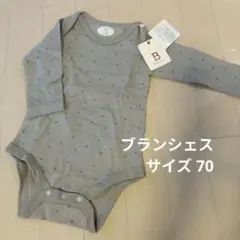 m*☆様 星柄ロンパース サイズ70 グレー