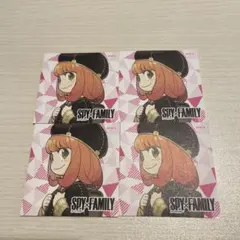 ナツコミ2025 SPY×FAMILY アーニャ シール 4枚セット