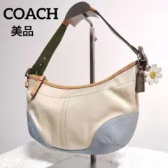 COACH hobo shoulderbag Canvas&Leather
