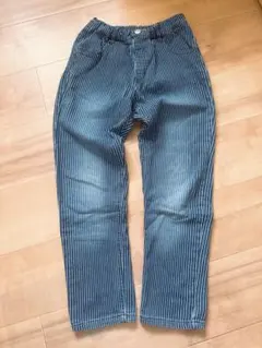 ストライプ長ズボン ウエストゴム BREEZE