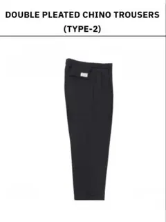 ワコマリア　25FW DOUBLE PLEATED WOOL TROUSERS