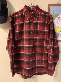 VAN JAC ボタンダウン ネルシャツ