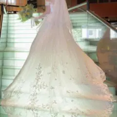 ウェディングベール／ロングベール／ベールダウン可