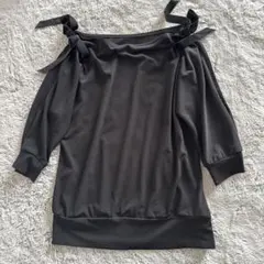 セシルマクビーリボン付きトップス　とろみトップス