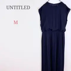 ＊アンタイトル【M】ノースリーブワンピース 新品未使用 タグ付き 日本製