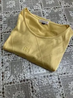 Burberrys 半袖Tシャツ イエロー 刺繍ロゴのサムネイル