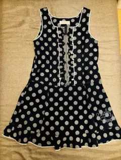 ☆シャーリーテンプル　水玉模様ワンピース 120cm 1度短時間着用の美品☆