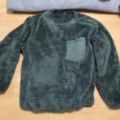 オリーブグリーン フリースジャケット Mサイズ